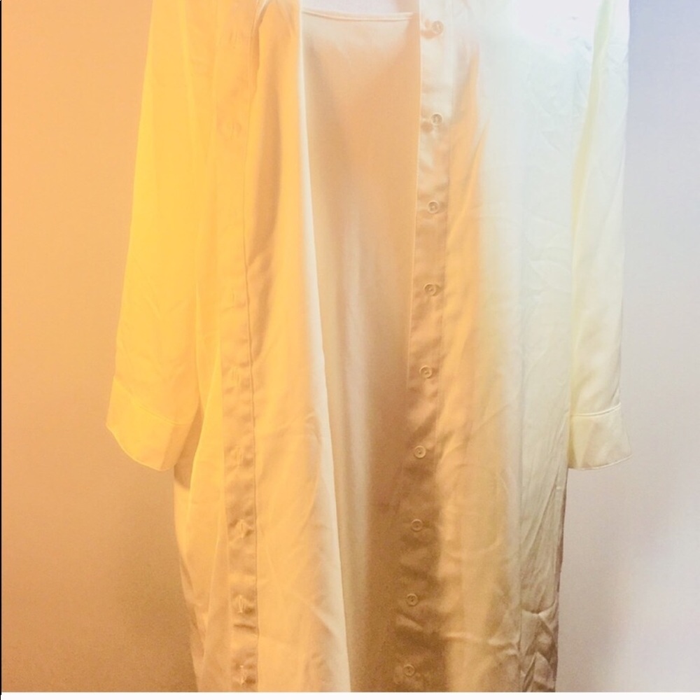 Kensie Creamy off White NWT Shirt Dress Two Pieces - Picture 3 of 8